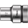 Wera 1/2 in Drive 12 mm 6 Point Hex Socket with Chrome Vanadium Steel Construction, 37mm Overall Length 05003603001
