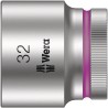 Wera 1/2 in Drive 32 mm 6 Point Hex Socket Chrome Vanadium Steel 42mm Overall Length 05003617001