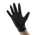 Ansell Black Nitrile Disposable Gloves Chemical Resistant Food Safe 0.12 mm Thickness Size 9 93852090