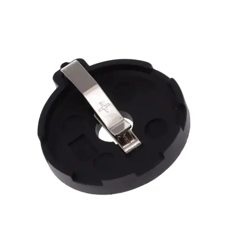RS PRO CR2032 Battery Holder Leaf Spring Through Hole Mount Polybutylene Terephthalate Body 6.1mm Height 23mm Diameter CR2032