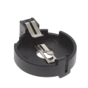 RS PRO 2032 Battery Holder Leaf Spring Through Hole Mount Polyamide 66 Body 8mm Height 20mm Diameter 237-8372