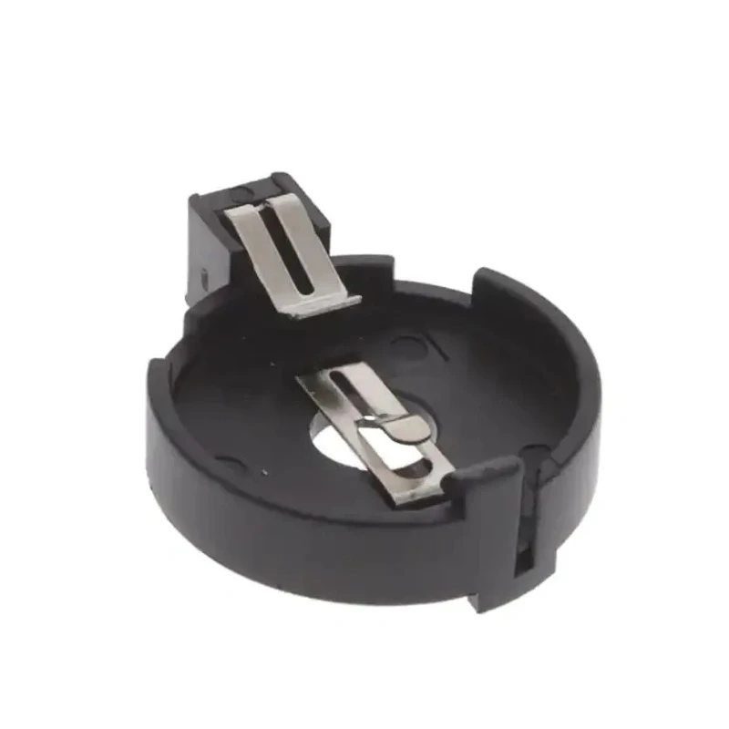 RS PRO 2032 Battery Holder Leaf Spring Through Hole Mount Polyamide 66 Body 8mm Height 20mm Diameter 237-8372