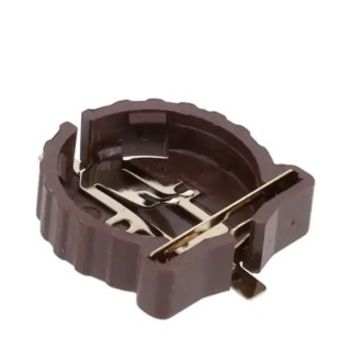 RS PRO Surface Mount CR1220 Battery Holder Leaf Spring Termination 4.1mm Height 15.4mm Length 14.2mm Width CR1220