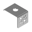 Banner Stainless Steel Right Angle Switch Mount Bracket for E-Stop Button SSA-MBK-EEC1-SS