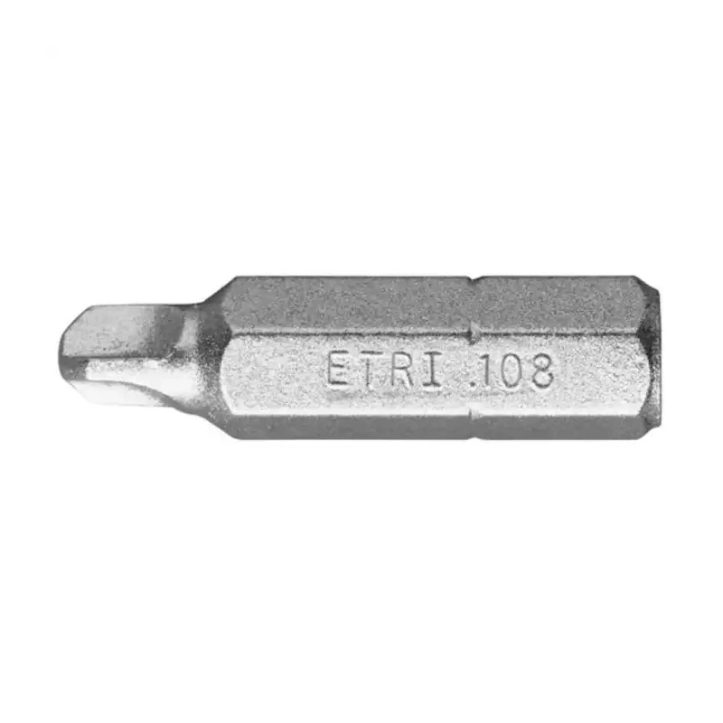 Facom Screwdriver Bit Hex Drive 6.35 mm Tip, 4 mm Size, 25 mm Overall Length ETRI.104