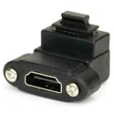 RS PRO HDMI Female to Female Right Angle HDMI Adapter 34.8mm Length 124-2516