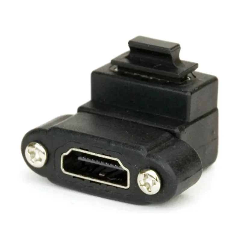 RS PRO HDMI Female to Female Right Angle HDMI Adapter 34.8mm Length 124-2516