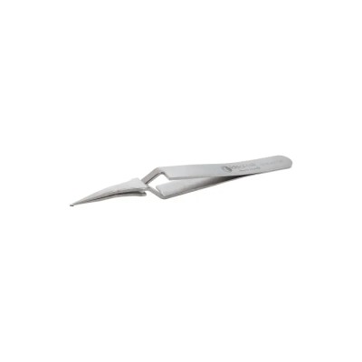 ideal-tek 120mm Stainless Steel Bent Tweezer SM104X.SA.1