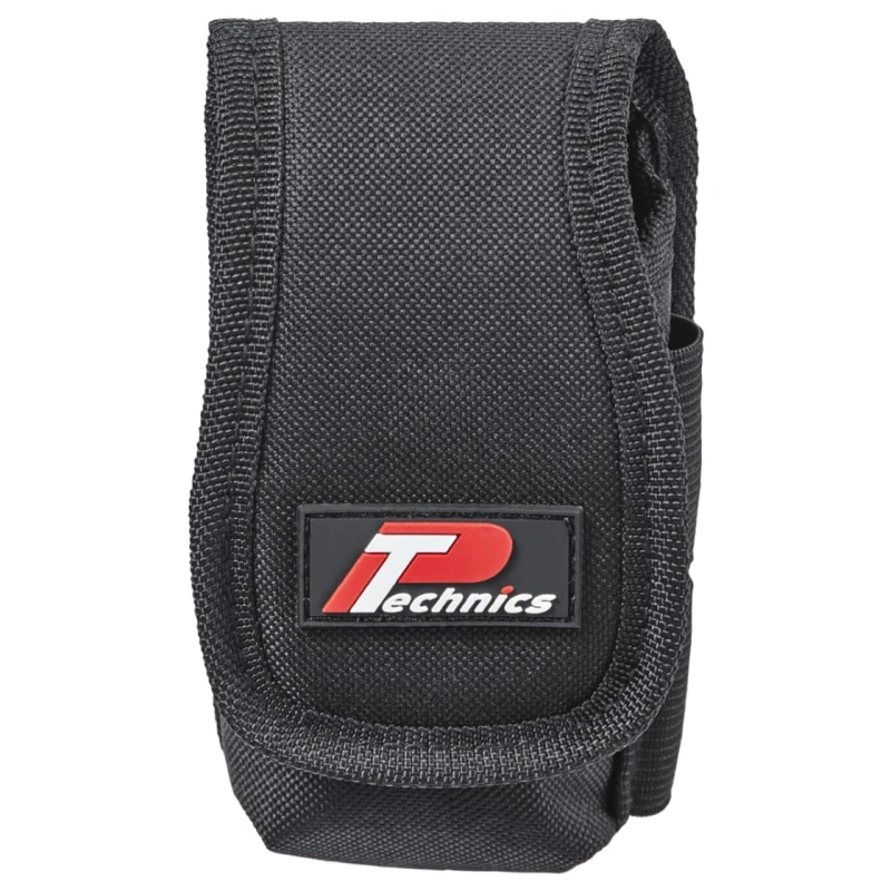 Technics Polyester 2 Pocket Tool Pouch with Pen Holder Universal Metal Clip PT139