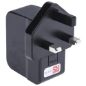 RS PRO AC/DC Adapter Universal Plug 5V DC Output 2.4A 12W Australia EU UK US 124-2194