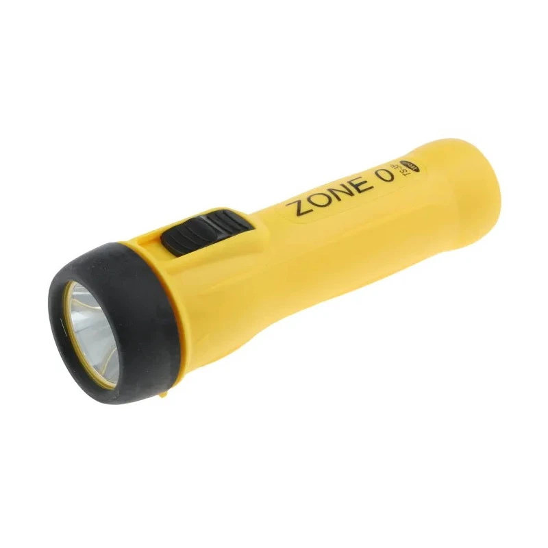 Wolf Safety IECEx ATEX LED Torch Yellow 130 lumens, 200 mm TS-35+