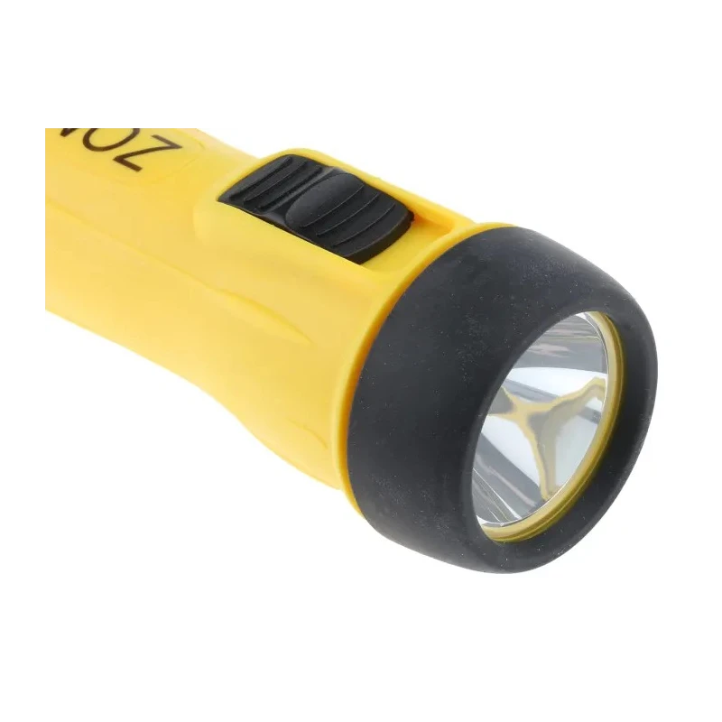 Wolf Safety IECEx ATEX LED Torch Yellow 130 lumens, 200 mm TS-35+