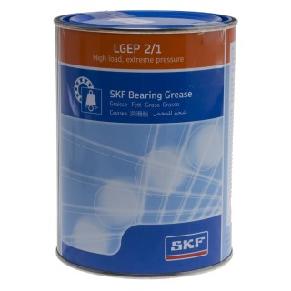 SKF Mineral Oil Grease 1 kg Tin, Lithium Soap Thickener, NGLI Grade 2, -20°C to 110°C LGEP 2/1