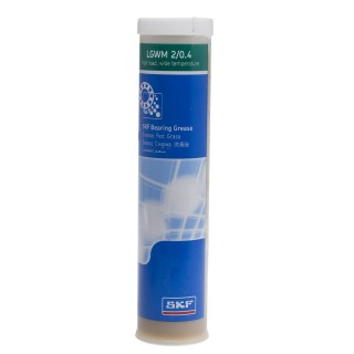 SKF Synthetic Grease Cartridge 420 ml, Brown Paste, NGLI Grade 2, Complex Calcium Sulphonate Thickener LGWM 2/0.4