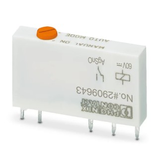 Phoenix Contact Power Relay PCB Mount SPDT 6A Switching Current 60V DC Coil Voltage 2909643