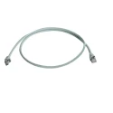 Telegartner Shielded Cat6a Ethernet Cable, 1 m, Low Smoke Zero Halogen Jacket, Grey 