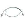Telegartner Shielded Cat6a Ethernet Cable, 1 m, Low Smoke Zero Halogen Jacket, Grey