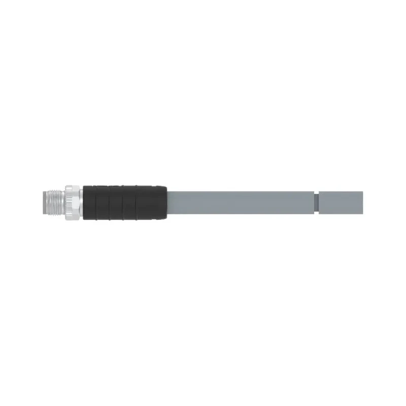 TE Connectivity Sensor Actuator Cable M12 Male 5 Way, Straight to Unterminated, Polypropylene Jacket, Grey T41511B9L25-005