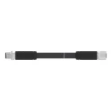 TE Connectivity Sensor Actuator Cable 4 Contacts Male to Female Straight M12 L-Code 63V Black PVC Jacket 2m T4152599L14-020