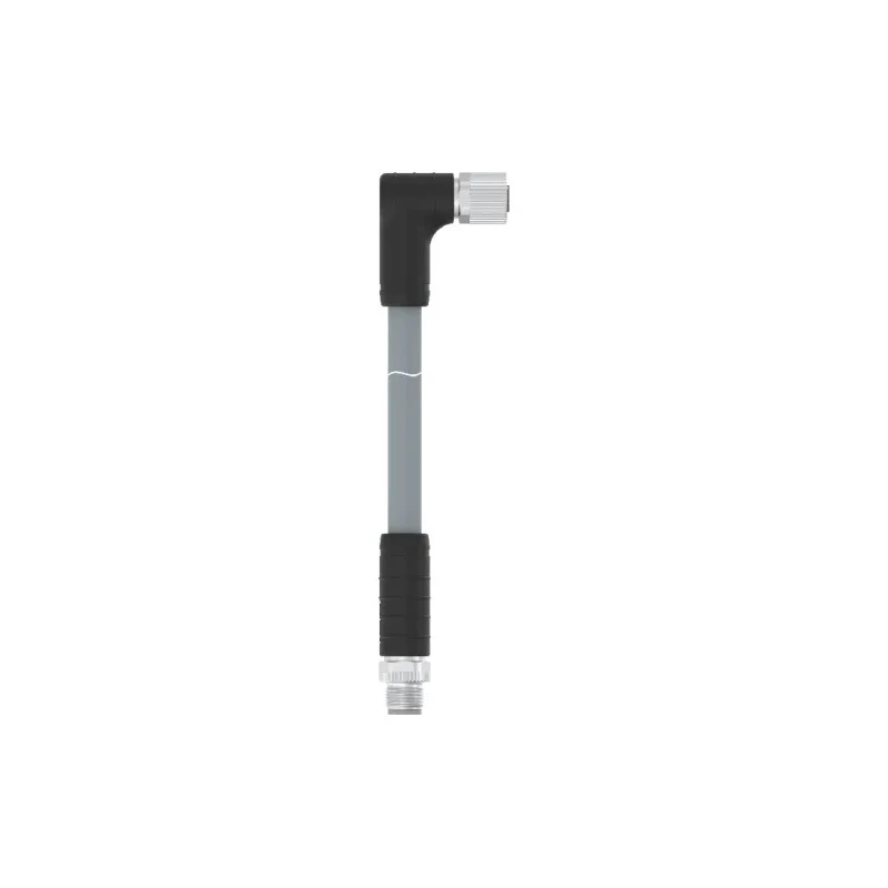 TE Connectivity Male 5 Way Straight to Female 5 Way M12 Sensor Actuator Cable 63V 1.5 m T41526C9L25-003