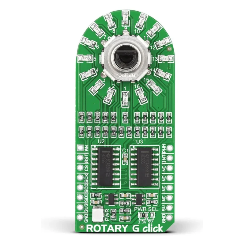 MikroElektronika Rotary G MikroBus Click Board for EC12D Sensor Development Tool MIKROE-1822