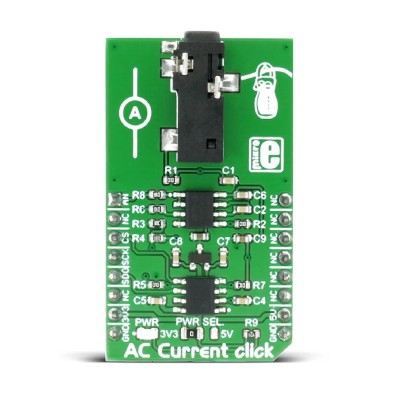 MikroElektronika Power Management Development Kit AC Current Click Current Measurement for MCP3201, MCP607 MIKROE-2523