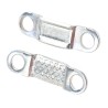 LK Natural Galvanised Steel Cable Clamp 21.5 mm x 5.5 mm 801A010618