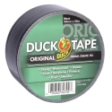 DUCK TAPE Duct Tape Black, 50 mm Width x 25 m Length, Cloth Backing, Gloss Finish, Model 222227