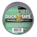 DUCK TAPE Duct Tape Black, 50 mm Width x 25 m Length, Cloth Backing, Gloss Finish, Model 222227