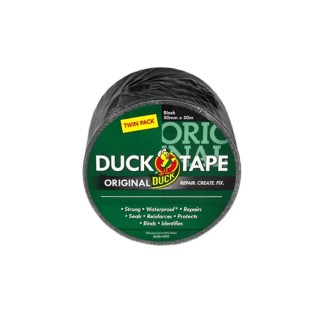 DUCK TAPE Duct Tape 50 mm x 50 m Black Gloss Finish 232336