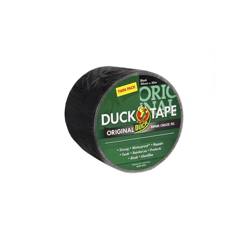 DUCK TAPE Duct Tape 50 mm x 50 m Black Gloss Finish 232336