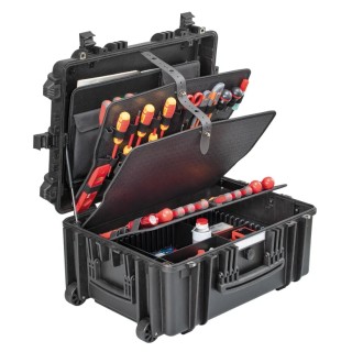 GT Line 3 Drawer Plastic Tool Case Wheeled 250 mm x 538 mm x 405 mm GT53-26PEL