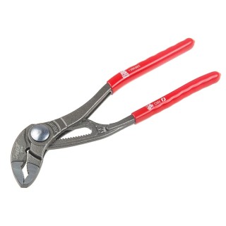 RS PRO 2-Piece Water Pump Plier, 180mm Overall Curved Jaw, Alloy Steel Chrome Finish, VDE/1000V Approved 136-6985