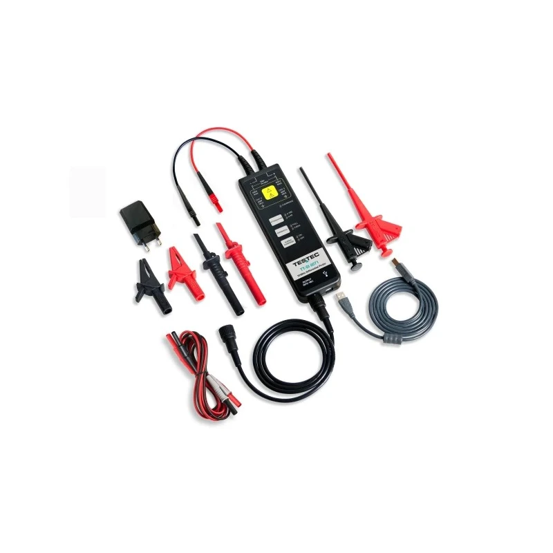 Testec 8000 Series Differential Oscilloscope Probe 70 MHz Bandwidth 1:10 / 1:100 Attenuation BNC Connector TT-SI 8071