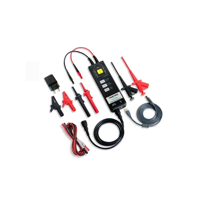 Testec 8000 Series Differential Oscilloscope Probe 100 MHz Bandwidth, 1:50 / 1:500 Attenuation Ratio, BNC TT-SI 8051
