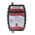 RS PRO Network Cable Tester with BNC, RJ11, RJ45 connectors, LED Display, Battery Powered, Model 136-8579