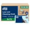 Tork Blue Multi-Purpose Dry Cleaning Wipes Pack of 75, 193 x 160 mm Folded, 385 x 300 mm Unfolded 190493