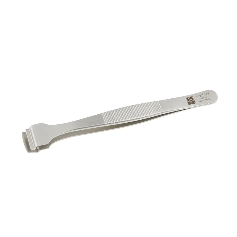 RS PRO 130mm Stainless Steel Wafer Tweezer 136-9745