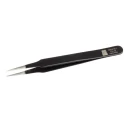 RS PRO 120mm Stainless Steel ESD Safe Tweezer 136-9767