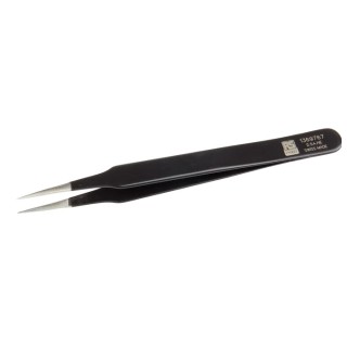 RS PRO 120mm Stainless Steel ESD Safe Tweezer 136-9767