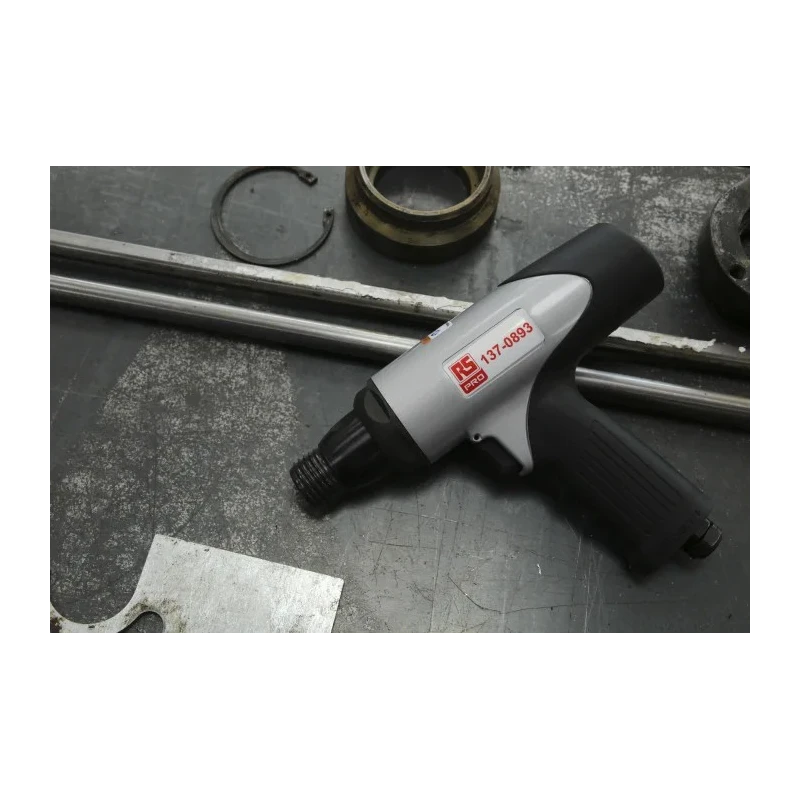 RS PRO 217 mm Air Hammer Balanced Design with Swivel Inlet and Quick-Change Retainer 137-0893