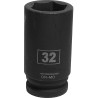 RS PRO Deep Impact Socket 32 mm Socket Size 19.05 mm Drive Size Square Drive Blackened Finish 137-0931