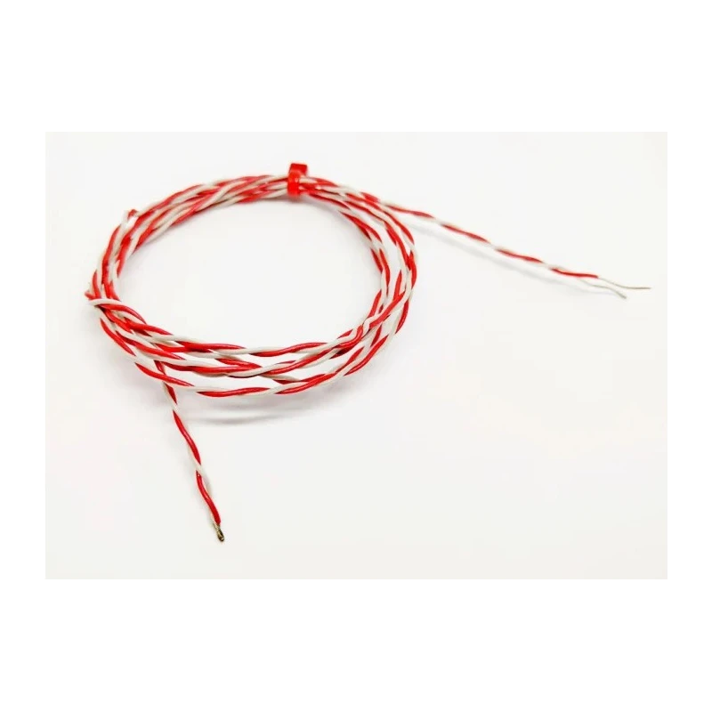 RS PRO Type K Exposed Junction Thermocouple 5 m Length, 1 mm Diameter, -75 °C to 250 °C Maximum Temperature 239-4542
