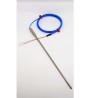 RS PRO Type K Mineral Insulated Thermocouple 3 mm Diameter, 500 mm Length, 750 °C to 1100 °C, 1 m Cable 239-4615