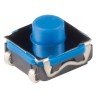 C & K IP67 Blue Tactile Switch Button SPST 50mA 32 V dc Surface Mount