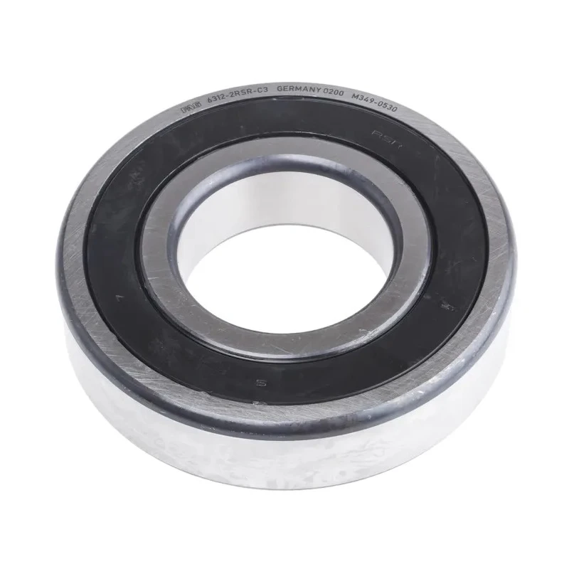 FAG Single Row Deep Groove Ball Bearing 60 mm ID, 130 mm OD, 31 mm Width, Sealed, C3 Internal Clearance 6312-C-2HRS-C3