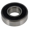 FAG Single Row Deep Groove Ball Bearing 20 mm ID, 47 mm OD, 14 mm Width, Steel Cage & Balls, Sealed, C3 6204-C-2HRS-C3