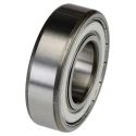 FAG Single Row Deep Groove Ball Bearing 25 mm ID, 52 mm OD, 15 mm Width, C3 Clearance, Double Shielded 6205-C-2Z-C3