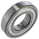 FAG Single Row Deep Groove Ball Bearing 40 mm ID, 80 mm OD, 18 mm Width, Double Shielded, Steel Cage 6208-C-2Z-C3