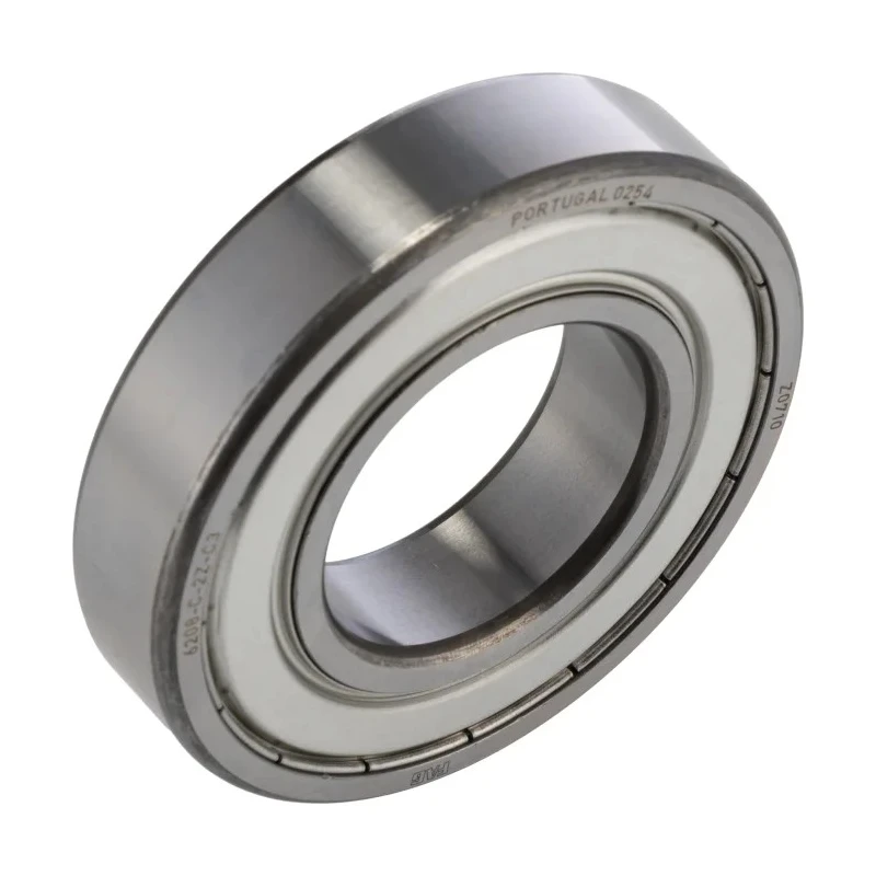 FAG Single Row Deep Groove Ball Bearing 40 mm ID, 80 mm OD, 18 mm Width, Double Shielded, Steel Cage 6208-C-2Z-C3